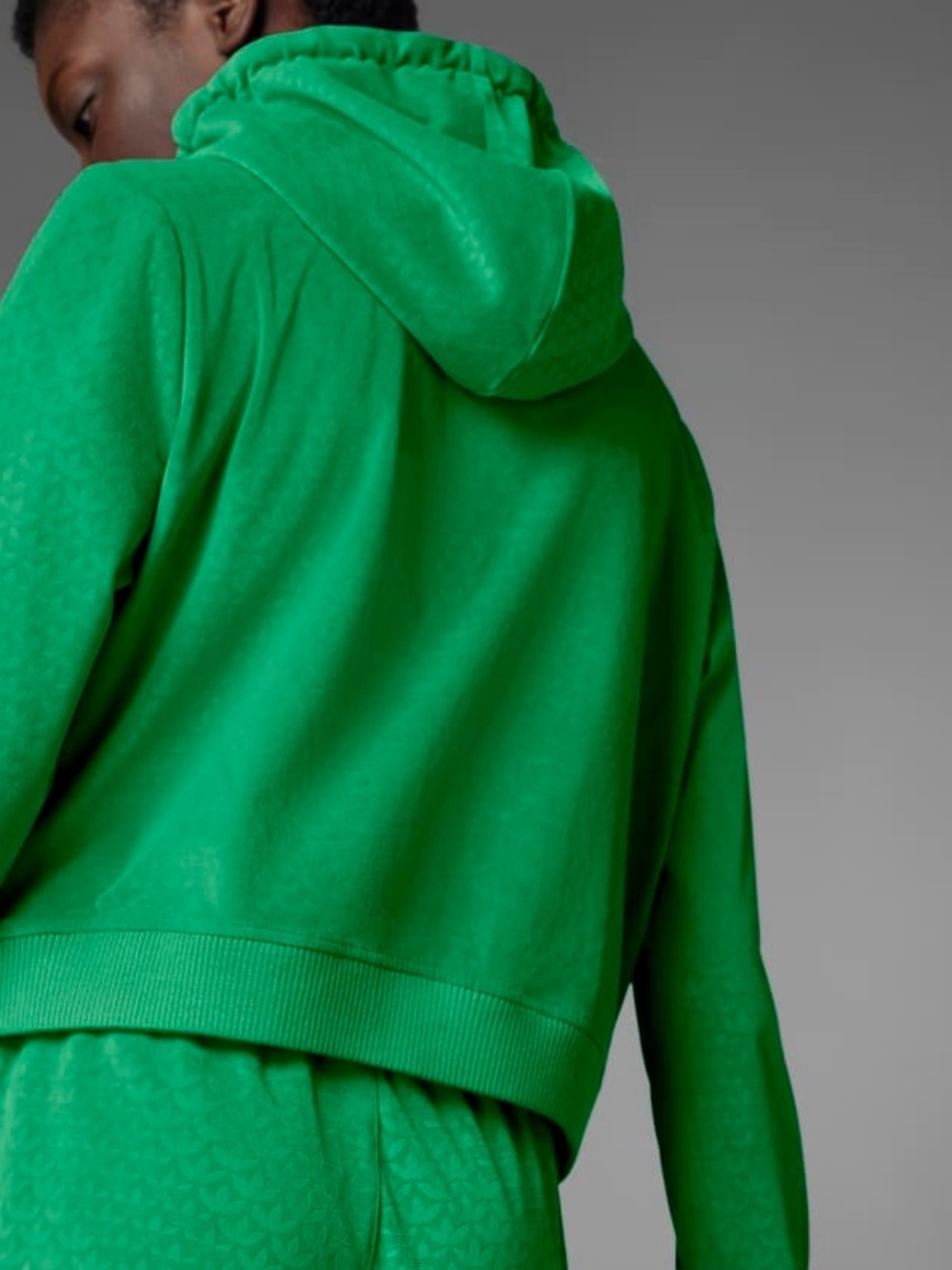 Adidas ADICOLOR HERITAGE NOW VELOUR ZIP HOODIE - Picture 4 of 12